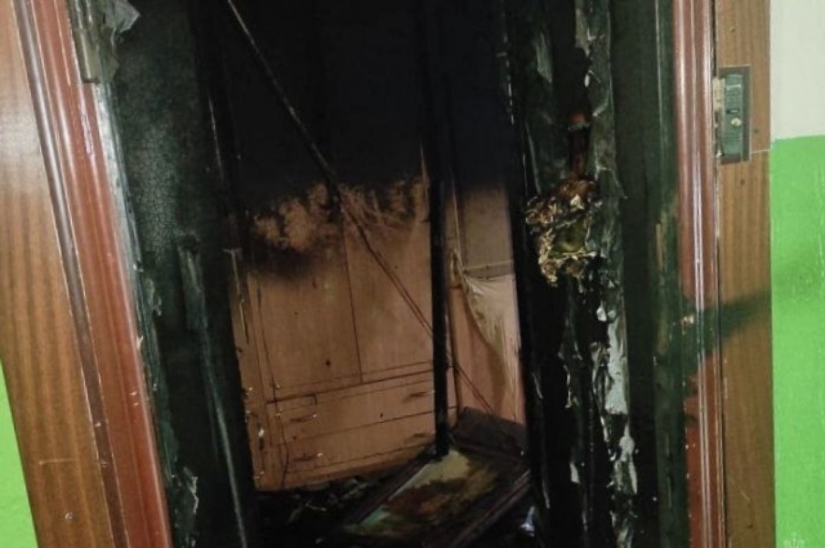 Пожилая женщина погибла на пожаре в центре Брянска утром 23 апреля